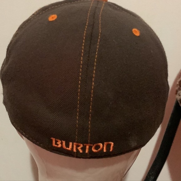 💋3/30 Burton brown and orange flex fit ball hat 210 fitted - Picture 3 of 6
